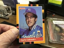 1988 Donruss Baseball's Best # 151 CHARLIE LEIBRANDT ROYALS