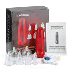 Electric Scraping and Cupping Device Health Care Suction Cups for Body Massage