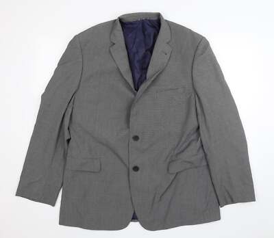 Taylor & Wright Herren Blazer Grau Polyestermischung Größe 44
