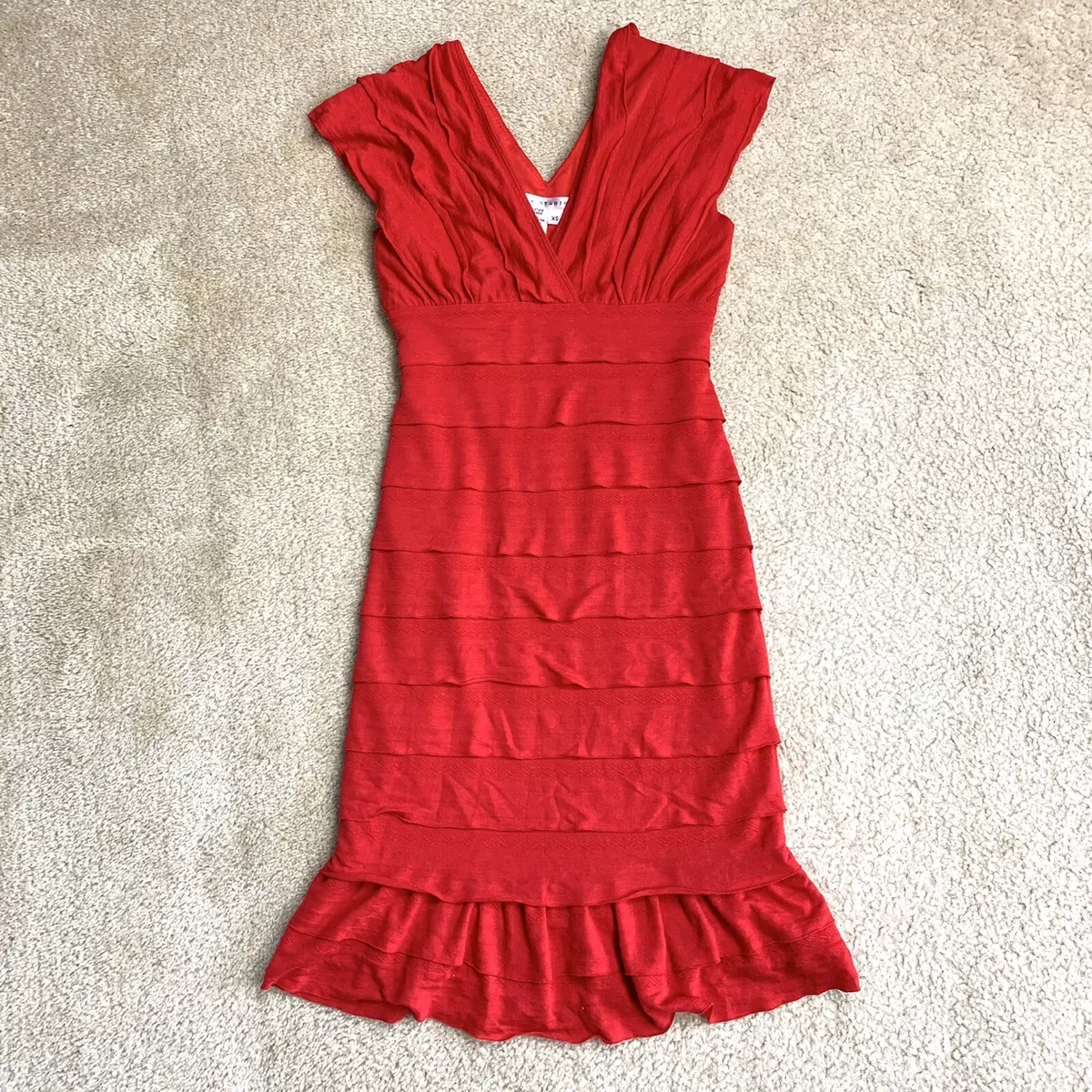 Max studio red best sale dress
