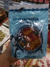 Trader Joe's Scandinavian Swimmers Gummy Candy Fish and Sea Life Shapes 14 oz 