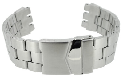 Minott > Uhrenarmband 19mm > Edelstahl silbern passend zu Swatch Uhren