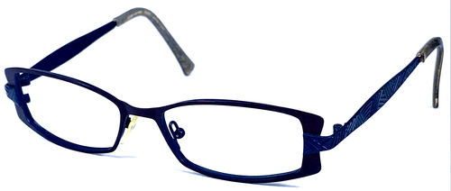 JEAN LAFONT “CLAIRE 589” France Brown/Blue Matte Eyeglasses Frame 51-16-135