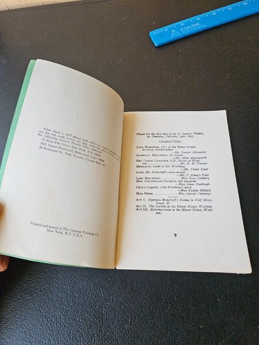 DIE BEDEUTUNG, ERNSTHAFT ZU SEIN VON OSCAR WILDE. FRANZÖSISCHE STANDARDBIBLIOTHEK ED. - Bild 4 von 5