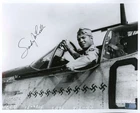 Sandy McCorkle Signed 8x10 World War II WW2 B&W Photo AUTO AI COA