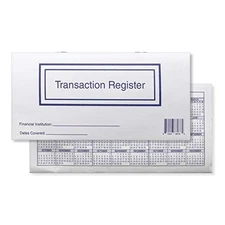 Checkbook Registers for Personal Checkbook, Transactions Ledgers, Pack of 10, 