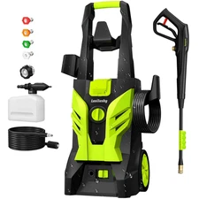 LWQ Electric Pressure Washer 2300PSI 2.5GPM Power Washer w/ Nozzles Foam Cannon