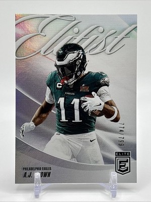 2025 Panini Donruss Elite A.J. Brown Elitist /799 SP No. 2 Philadelphia Eagles