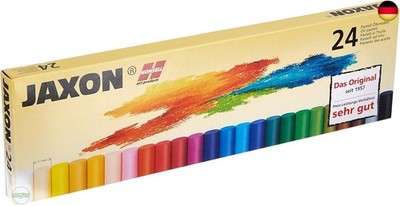 Honsell 47424 - Jaxon Ölpastellkreide, 24er Set im Kartonetui, brillante,