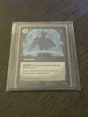 *RETREAT* Foil - Origins : TCG League of Legends Riftbound - Single ...