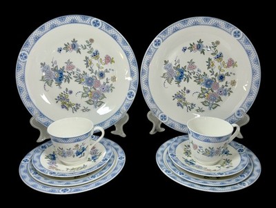 Royal Doulton CONISTON Two 5-pc Place Settings Dinner Salad Bread Plate Cup Sauc