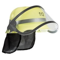 Idena 8040005 - Kinder- Feuerwehrhelm Mit Visier KostüM Verkleidung Fasching NEU