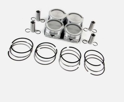 4x AWM AWP Piston & Ring For AUDI A4 A3 VW Beetle Golf GTI Jetta Passat 1.8T