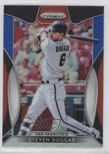 2019 Panini Prizm Red White & Blue Prizm Steven Duggar #52 y5m
