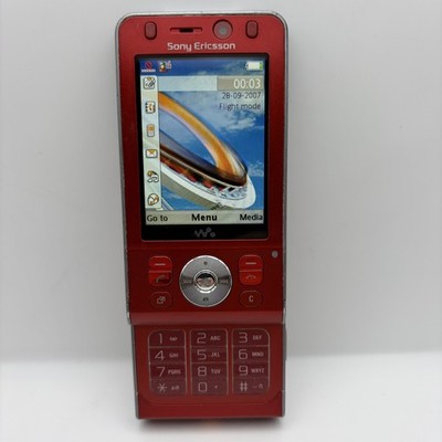 Sony Ericsson W910i Walkman Retro 2000s - (rot) GSM Handy Schiebehandy (orange)