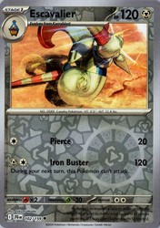Escavalier 102/159 Journey Together Reverse Holo Uncommon