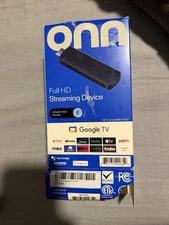 onn Full HD Streaming Device Google TV 8GB Storage 1.5GB RAM Voice Remote