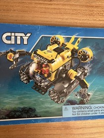 Lego City Deep Sea Submarine Instructions Manual Booklet #2 Only 60092