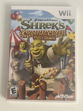 Shrek's Carnival Craze: Party Games - Nintendo Wii Complete w/ Manual