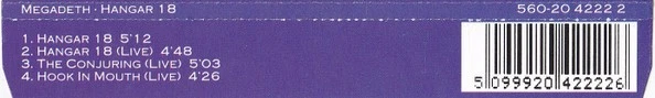 Megadeth Hangar 18 CD Maxi 023 - Bild 2 von 4