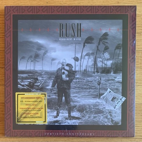 Rush Permanent Waves 40th Anniversary 2020 3LP 180g Audiophile Vinyl NEW SEALED