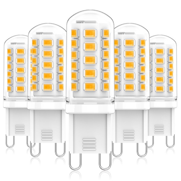 LED Leuchtmittel G9 Warmweiß 2700K 500LM Nicht Dimmbar Energiesparend 5Er Pack-image