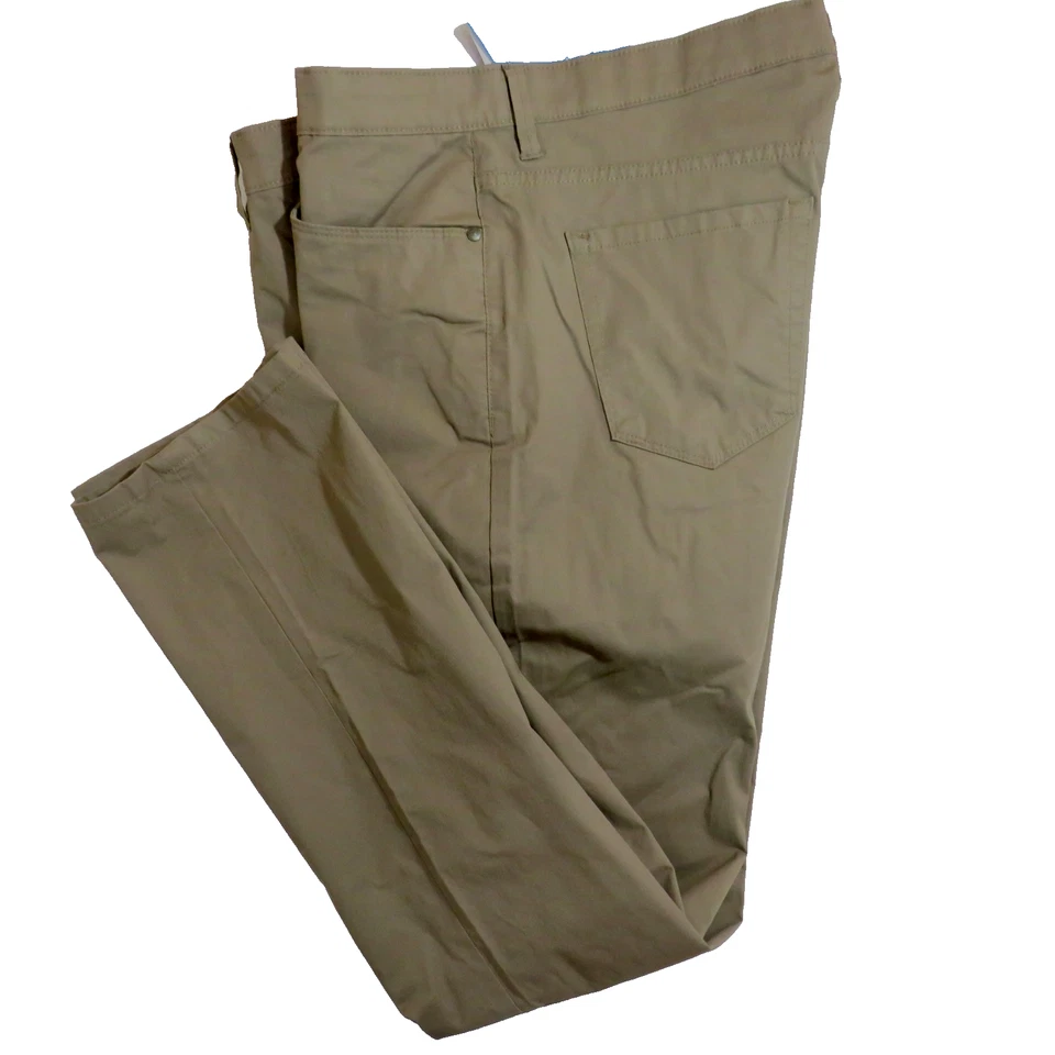 Pantalón English Laundry 5 bolsillos elástico Midway para hombre 36x32 marrón nogal ¡NUEVO! Foto 2 de 4