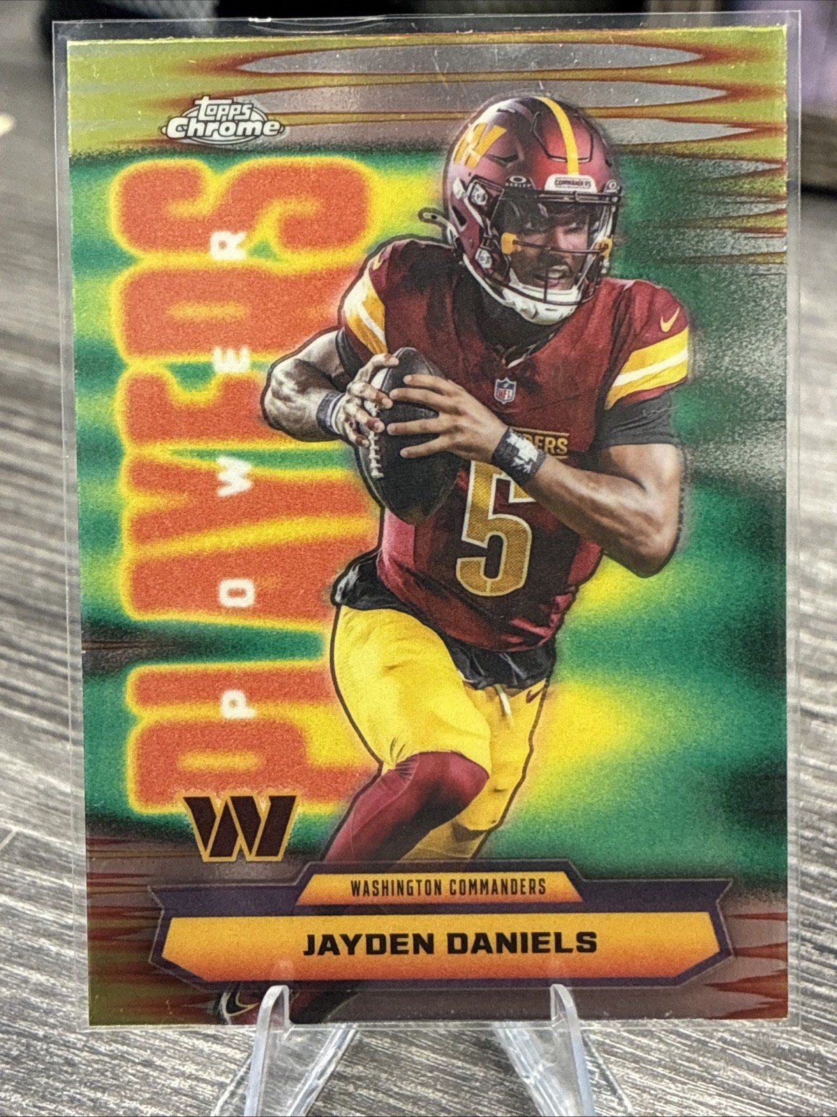 2025 Topps Chrome #PP-3 Jayden Daniels Power Players Refractor
