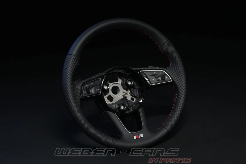 8W0419091FT Leather Steering Tiptronic Multifunction Ttn OEM Audi A4 S4 8W B9 S5 - Image 3 of 4