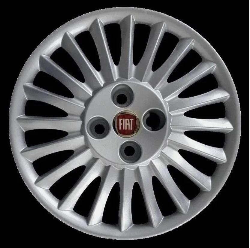 NOBRAND SET 4 COPRICERCHI - COPPA RUOTA-BORCHIA X FIAT GRANDE PUNTO C/15" LR 25213