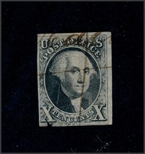 drbobstamps US Scott #2 Used Stamp (See Description) 