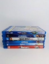 6 Blu-Ray Movies - Children / Kids / Family Friendly /Illumination/Dreamworks