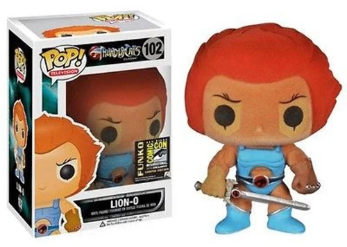 Funko POP! Television: ThunderCats Classic - Lion-O [Flocked](2014 SDCC/1000 PCS