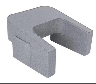 Lavish Home Desk Pillow w Arm Rests, Storage Pockets, & Removable Washable Cover