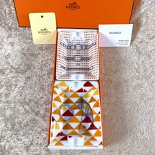 Hermes Mini Ashtray Manufacture des Boucleries Set of 2 Porcelain Change Tray