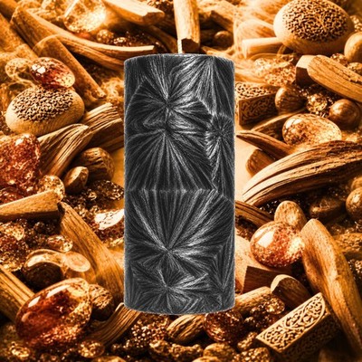 Amber & Sandalwood Pillar Candle - 4 Sizes - Choose Your Colour