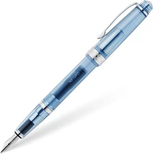 CROSS TRANSLUCENT BAILEY LIGHT BLUE RESIN w/CHROME FOUNTAIN PEN #AT0746-18XS
