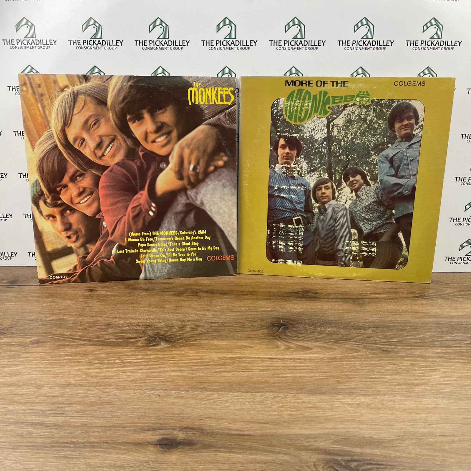 The Monkees & More of The Monkees Vinyl LP Lot Colgems COM-101 COM-102 Mono 1966