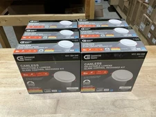 6-PK Commercial Electric Premium Series Baffle Canless Recessed Light 6" 92342