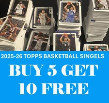 2025-26 Topps Basketball BASE Singles Cards 1-200 You Pick Complete Your Set