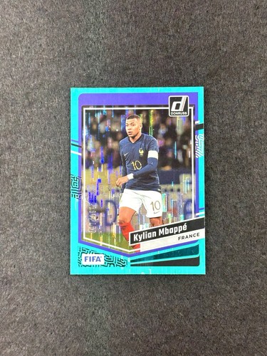2023-24 Panini Donruss FIFA World Cup Kylian Mbappe /199 Teal #17 France