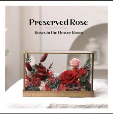 Forever Real Preserved Rose in Glass Dome, Handcrafted for Gifts