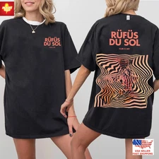 New Apparel Rufus Du Sol Inhale Exhale Tour 2025 T-Shirt Album Graphic Music