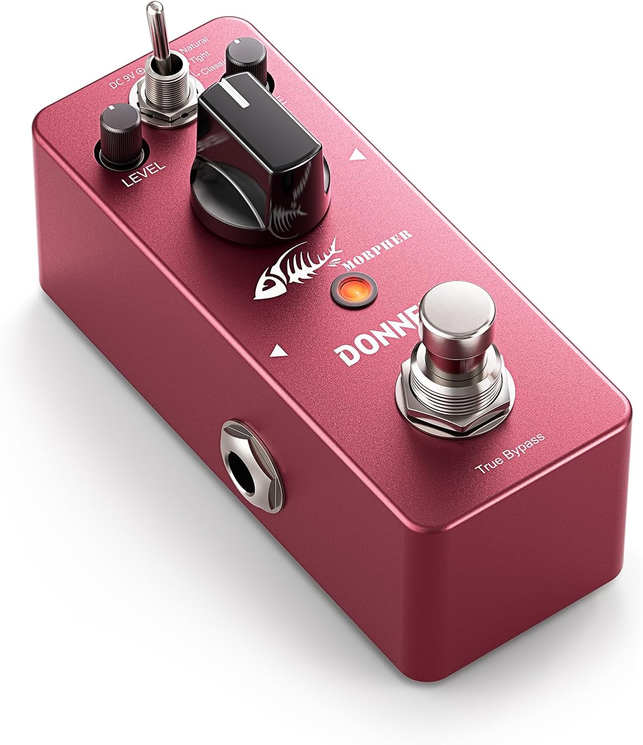 Donner Distortion Guitar Pedal, Morpher Distortion Effect 3 Modes Natural, Tigh