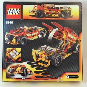 LEGO Racers: Nitro Muscle 8146 598 Pieces 2007 Sealed but Front of box Puncture