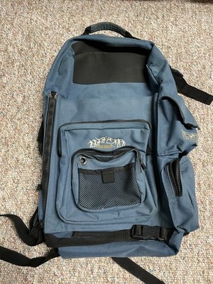 CCS Skateboard Backpack 90s Mail Order Skate Magazine Blue Canvas