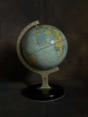Vintage 1950 s Chad Valley Co Ltd M.200 Toy World Globe Mid Century Decor Piece