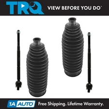 Front Inner Tie Rod End Rack Bellow Boot Steering LH RH Kit Set 4pc for Cobalt