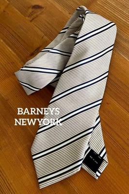 For new life brand new unused BARNEYS NEWYORK Japan made striped tie