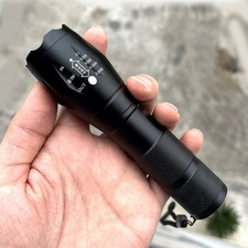 6000Lumens Zoom Flashlight LED Lamp Police Tactical 18650 Torch Bicycle Clip